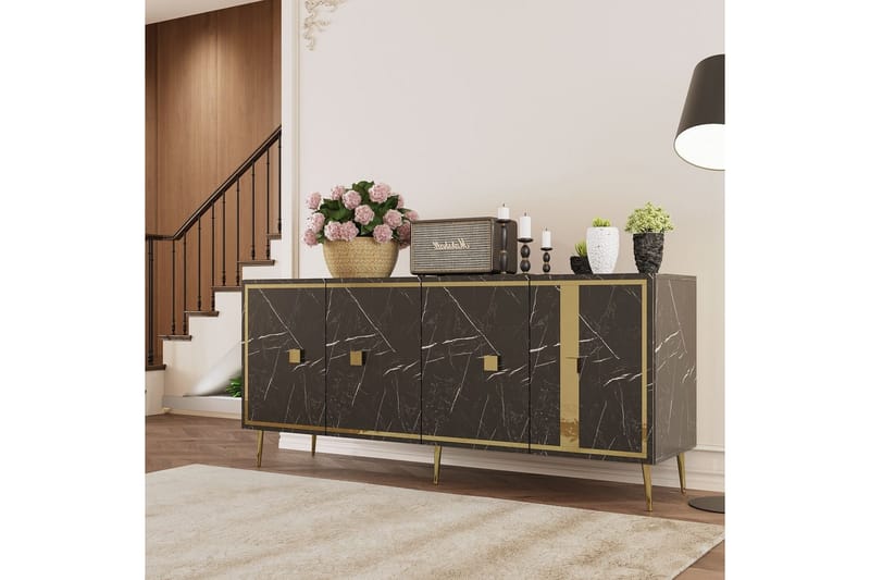 Ivara Konsollbord 150 cm - Svart - Möbler - Vardagsrum - Soffbord & vardagsrumsbord - Avlastningsbord & konsolbord