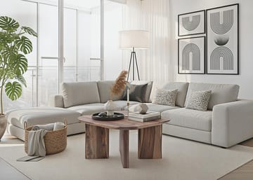 Ivoano Soffbord 60 cm Lantlig stil - Varm mörkbrun - Möbler - Vardagsrum - Soffbord & vardagsrumsbord - Soffbord