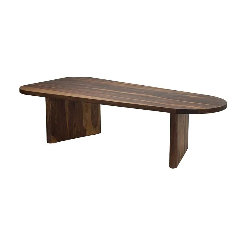 Ivoeri Soffbord 120 cm Oval Lantlig stil - Varm mörkbrun - Möbler - Vardagsrum - Soffbord & vardagsrumsbord - Soffbord