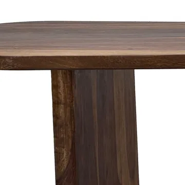 Ivoeri Soffbord 120 cm Oval Lantlig stil - Varm mörkbrun - Möbler - Vardagsrum - Soffbord & vardagsrumsbord - Soffbord