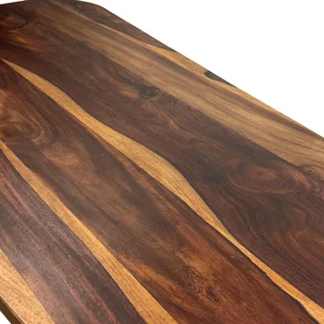 Ivoeri Soffbord 120 cm Oval Lantlig stil - Varm mörkbrun - Möbler - Vardagsrum - Soffbord & vardagsrumsbord - Soffbord