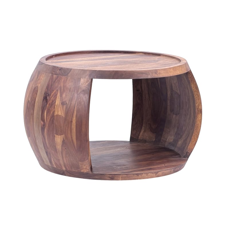Ivoilo Soffbord 60 cm Lantlig stil - Varm mörkbrun - Möbler - Vardagsrum - Soffbord & vardagsrumsbord - Soffbord