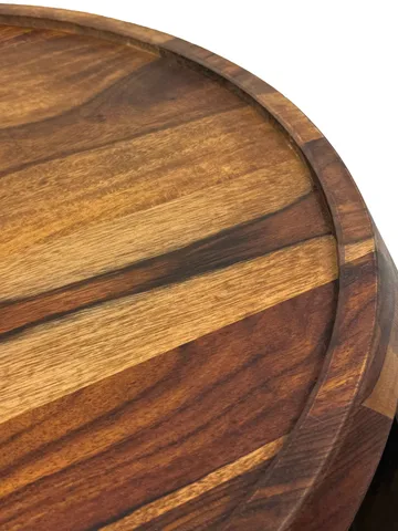 Ivoilo Soffbord 60 cm Lantlig stil - Varm mörkbrun - Möbler - Vardagsrum - Soffbord & vardagsrumsbord - Soffbord