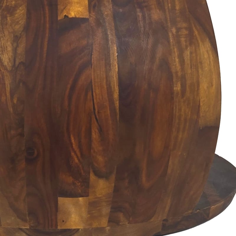 Ivoilo Soffbord 60 cm Lantlig stil - Varm mörkbrun - Möbler - Vardagsrum - Soffbord & vardagsrumsbord - Soffbord