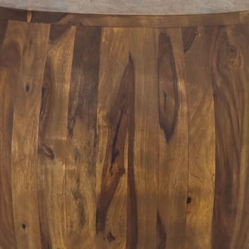 Ivoora Sidobord 50 cm Lantlig stil - varm mörkbrun - Möbler - Vardagsrum - Soffbord & vardagsrumsbord - Brickbord