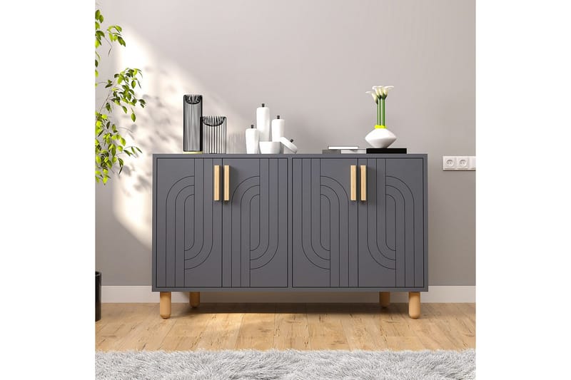 Januka Konsollbord 120 cm - Antracit - Möbler - Vardagsrum - Soffbord & vardagsrumsbord - Avlastningsbord & konsolbord