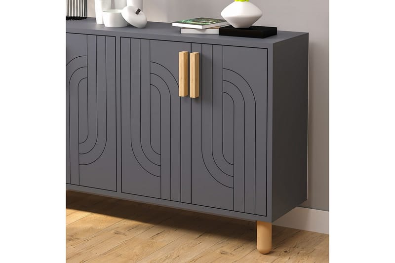 Januka Konsollbord 120 cm - Antracit - Möbler - Vardagsrum - Soffbord & vardagsrumsbord - Avlastningsbord & konsolbord