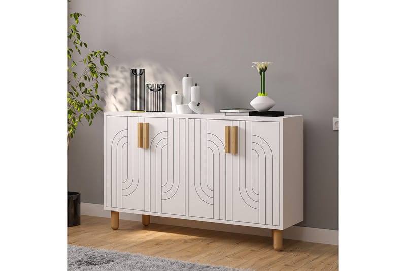Januka Konsollbord 120 cm - Vit - Möbler - Vardagsrum - Soffbord & vardagsrumsbord - Avlastningsbord & konsolbord
