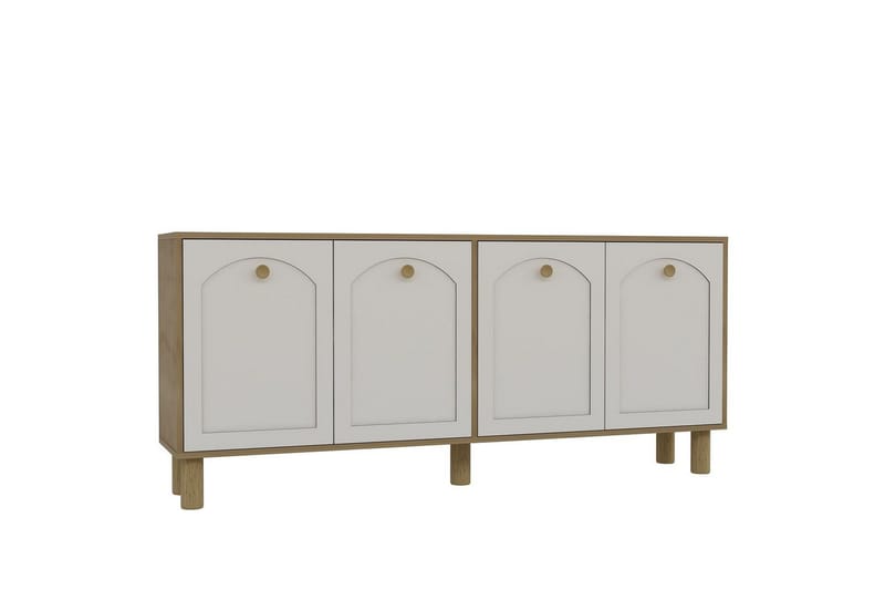 Jasvindir Konsollbord 180 cm - Brun/Vit - Möbler - Vardagsrum - Soffbord & vardagsrumsbord - Avlastningsbord & konsolbord