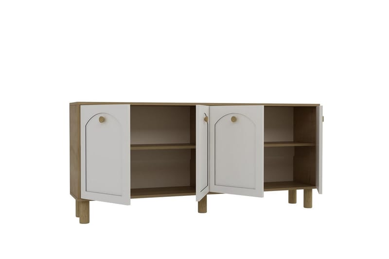 Jasvindir Konsollbord 180 cm - Brun/Vit - Möbler - Vardagsrum - Soffbord & vardagsrumsbord - Avlastningsbord & konsolbord
