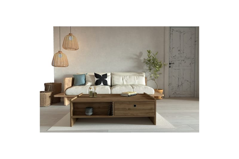 Jeyra Soffbord 110 cm - Valnöt - Möbler - Vardagsrum - Soffbord & vardagsrumsbord - Soffbord
