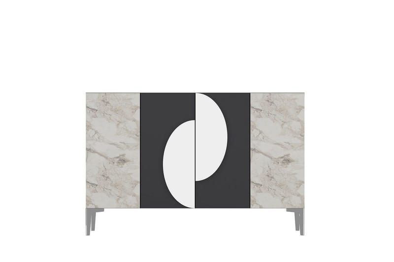 Jorel Konsollbord 120 cm, Antracit/Silver