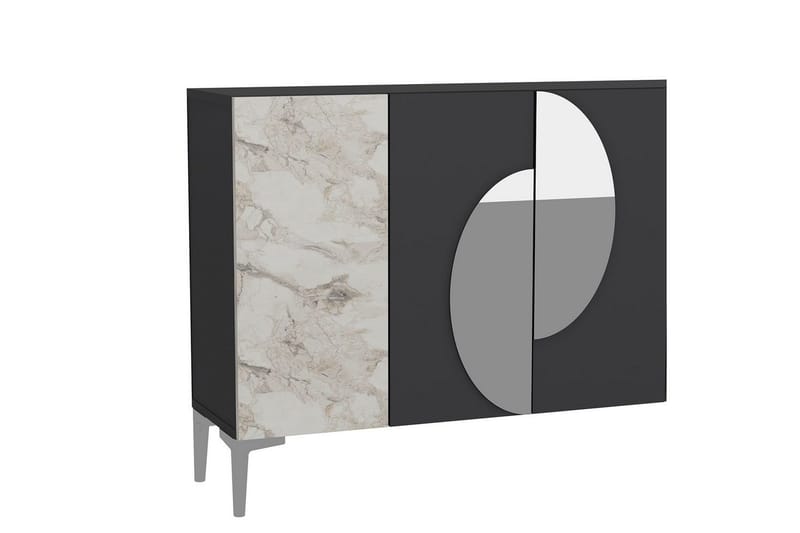 Jorel Konsollbord 120 cm - Antracit/Silver - Möbler - Vardagsrum - Soffbord & vardagsrumsbord - Avlastningsbord & konsolbord