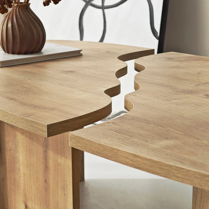 Jorvis Soffbord 120 cm Oval - Safir Ek - Möbler - Vardagsrum - Soffbord & vardagsrumsbord - Soffbord