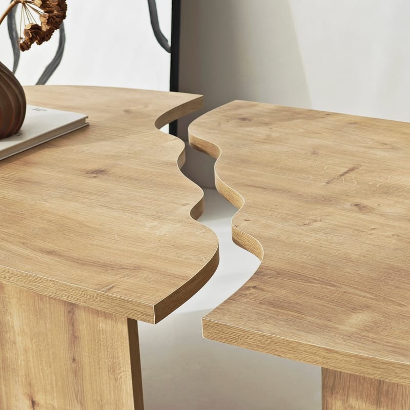 Jorvis Soffbord 120 cm Oval - Safir Ek - Möbler - Vardagsrum - Soffbord & vardagsrumsbord - Soffbord