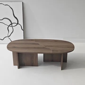 Jorvis Soffbord 120 cm Oval - Valnöt - Möbler - Vardagsrum - Soffbord & vardagsrumsbord - Soffbord