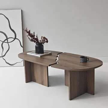 Jorvis Soffbord 120 cm Oval - Valnöt - Möbler - Vardagsrum - Soffbord & vardagsrumsbord - Soffbord