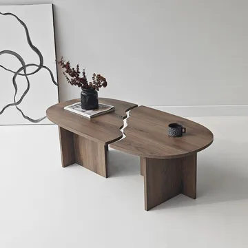 Jorvis Soffbord 120 cm Oval - Valnöt - Möbler - Vardagsrum - Soffbord & vardagsrumsbord - Soffbord