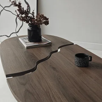 Jorvis Soffbord 120 cm Oval - Valnöt - Möbler - Vardagsrum - Soffbord & vardagsrumsbord - Soffbord