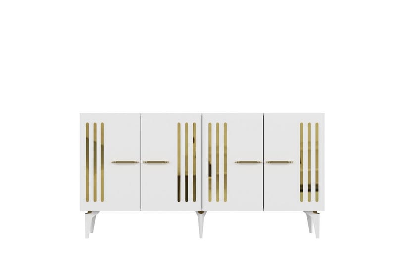 Junes Konsollbord 150 cm - Guld/Vit - Möbler - Vardagsrum - Soffbord & vardagsrumsbord - Avlastningsbord & konsolbord