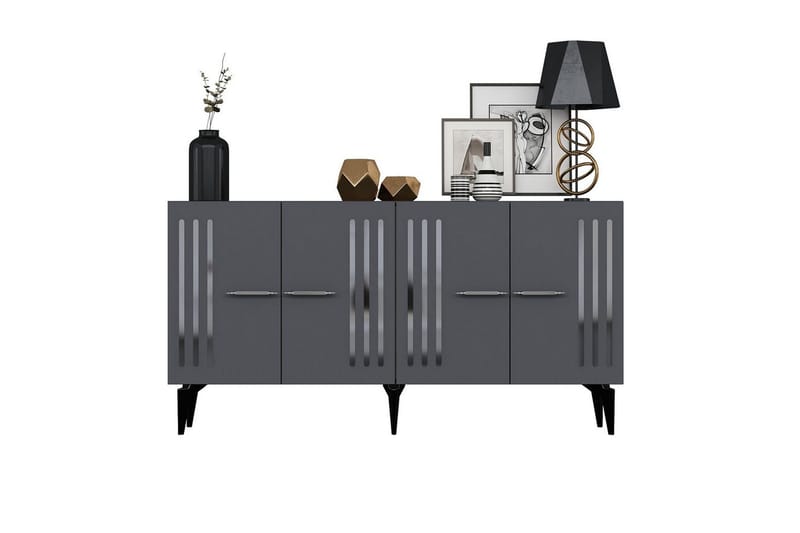 Junes Konsollbord 150 cm - Silver/Antracit - Möbler - Vardagsrum - Soffbord & vardagsrumsbord - Avlastningsbord & konsolbord