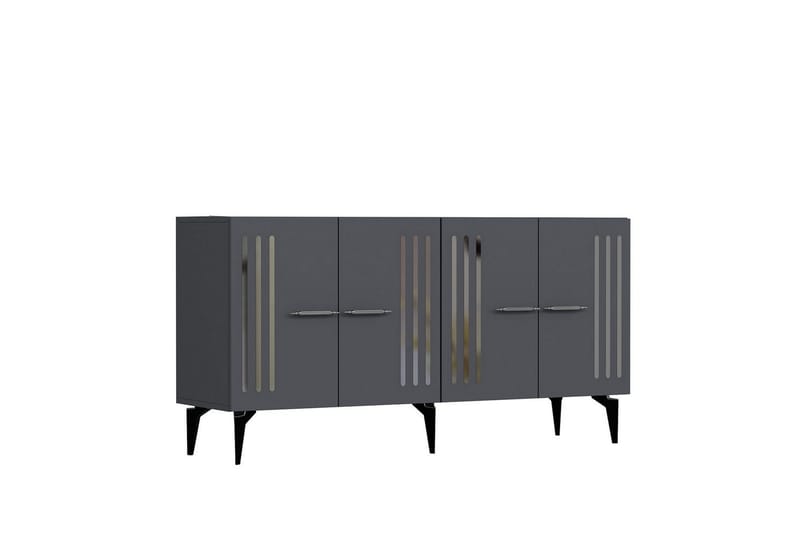Junes Konsollbord 150 cm - Silver/Antracit - Möbler - Vardagsrum - Soffbord & vardagsrumsbord - Avlastningsbord & konsolbord