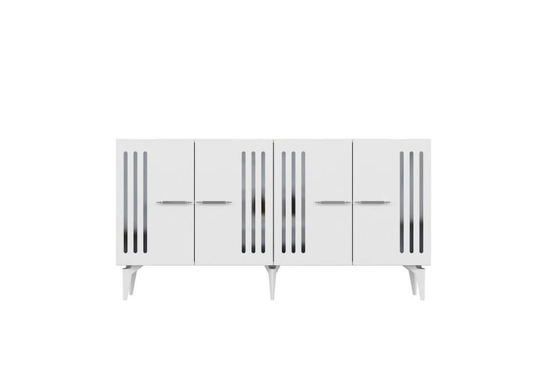 Junes Konsollbord 150 cm - Vit/Silver - Möbler - Vardagsrum - Soffbord & vardagsrumsbord - Avlastningsbord & konsolbord