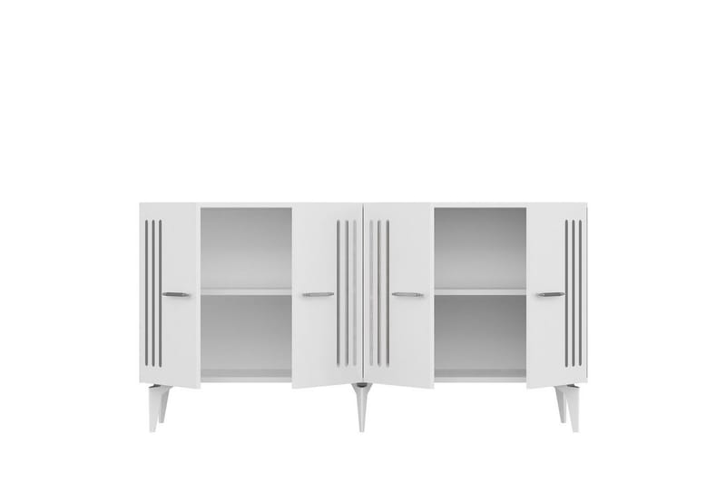 Junes Konsollbord 150 cm - Vit/Silver - Möbler - Vardagsrum - Soffbord & vardagsrumsbord - Avlastningsbord & konsolbord