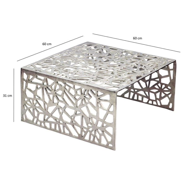 Junino Soffbord 60 cm - Silverfärgad - Möbler - Vardagsrum - Soffbord & vardagsrumsbord - Soffbord