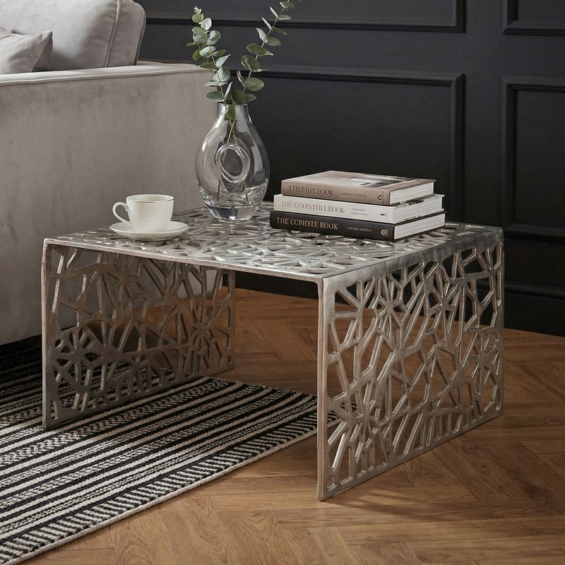 Junino Soffbord 60 cm - Silverfärgad - Möbler - Vardagsrum - Soffbord & vardagsrumsbord - Soffbord
