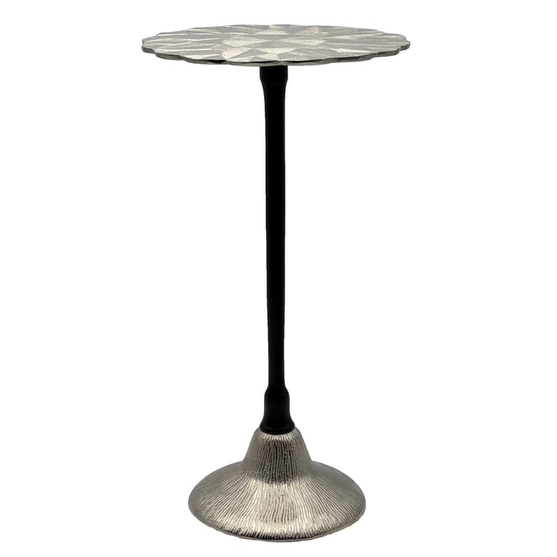 Junova Sidobord 29 cm Industriell stil - Silver och svart - Möbler - Vardagsrum - Soffbord & vardagsrumsbord - Brickbord
