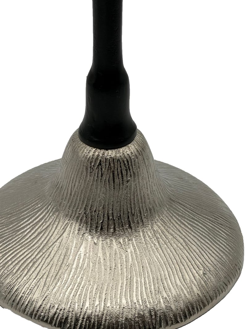 Junova Sidobord 29 cm Industriell stil - Silver och svart - Möbler - Vardagsrum - Soffbord & vardagsrumsbord - Brickbord