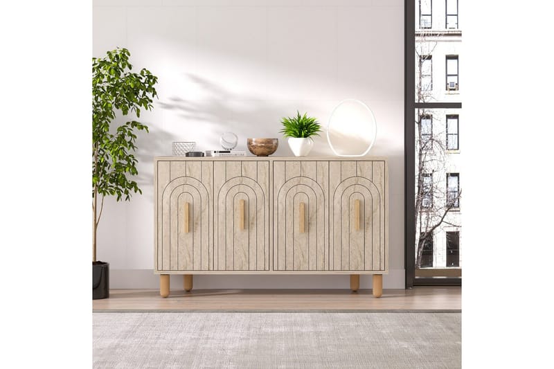 Kambuku Konsollbord 120 cm - Beige - Möbler - Vardagsrum - Soffbord & vardagsrumsbord - Avlastningsbord & konsolbord