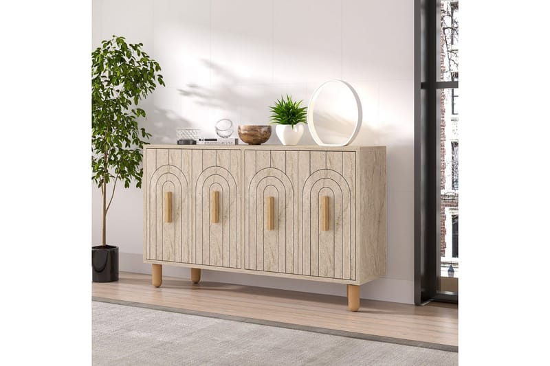 Kambuku Konsollbord 120 cm - Beige - Möbler - Vardagsrum - Soffbord & vardagsrumsbord - Avlastningsbord & konsolbord