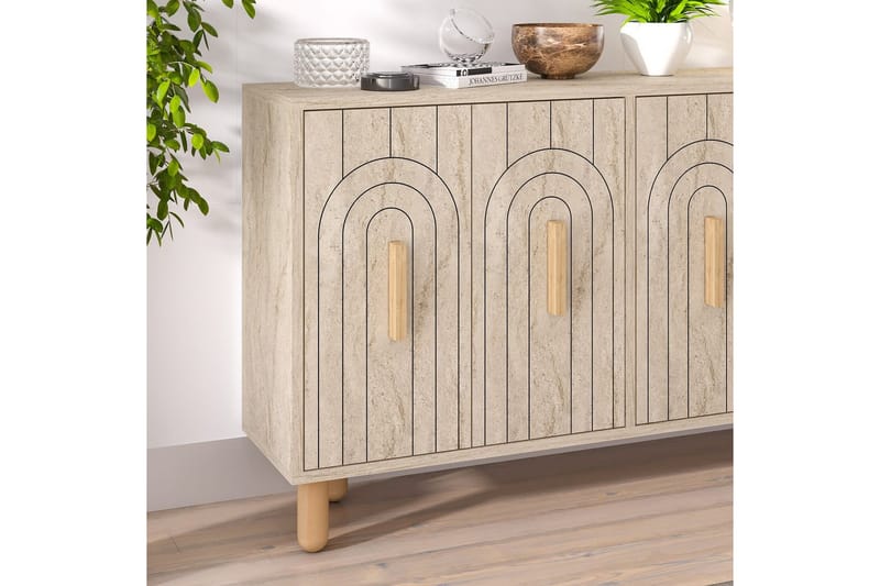 Kambuku Konsollbord 120 cm - Beige - Möbler - Vardagsrum - Soffbord & vardagsrumsbord - Avlastningsbord & konsolbord