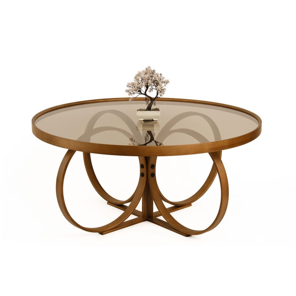 kashiwa soffbord 100 cm - mörkbrun