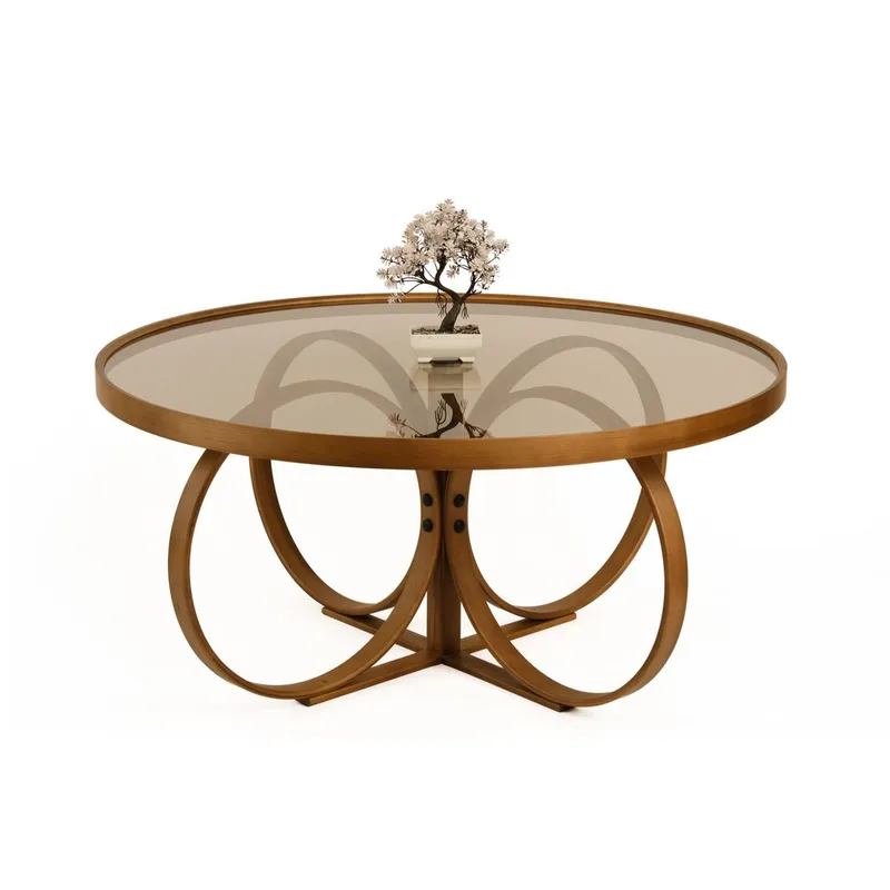 Kashiwa Soffbord 100 cm, Mörkbrun