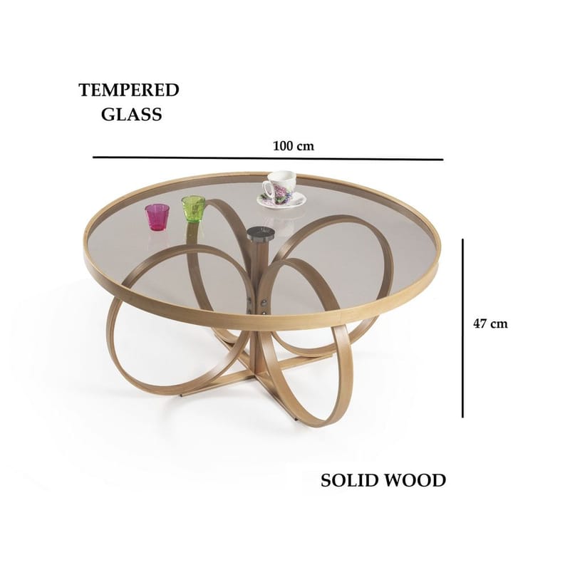 Kashiwa Soffbord 100 cm - Natur - Möbler - Vardagsrum - Soffbord & vardagsrumsbord - Soffbord