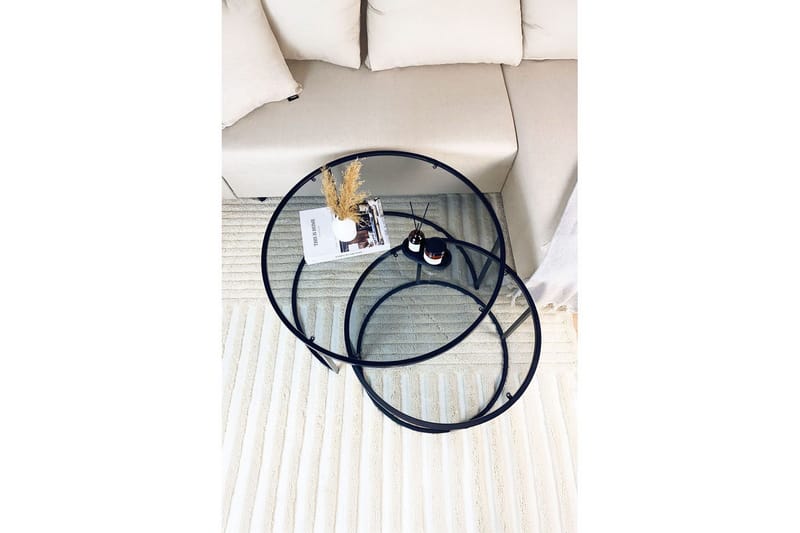 Kashiwa Soffbord 80 cm - Svart - Möbler - Vardagsrum - Soffbord & vardagsrumsbord - Soffbord