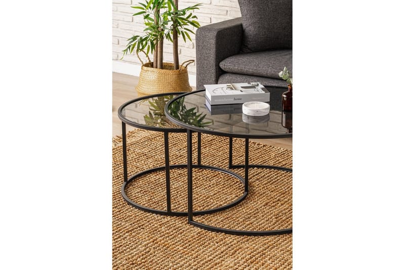 Kashiwa Soffbord 80 cm - Svart - Möbler - Vardagsrum - Soffbord & vardagsrumsbord - Soffbord