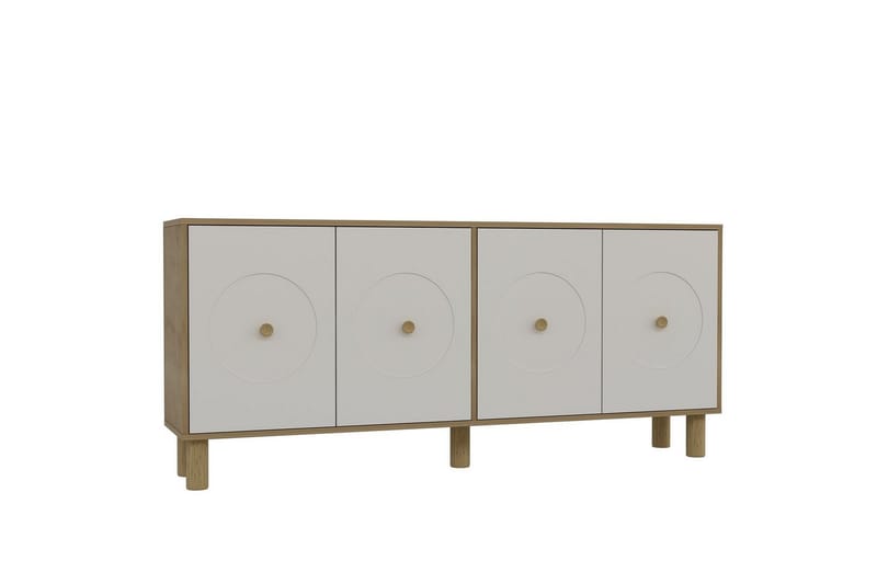 Katsuyoshi Konsollbord 180 cm - Natur/Vit - Möbler - Vardagsrum - Soffbord & vardagsrumsbord - Avlastningsbord & konsolbord