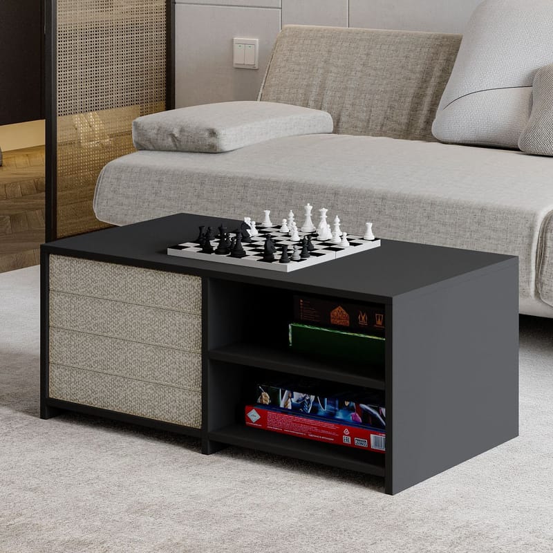 Kavon Soffbordsset 90x44,1x45 cm - Antracit - Möbler - Vardagsrum - Soffbord & vardagsrumsbord - Soffbord