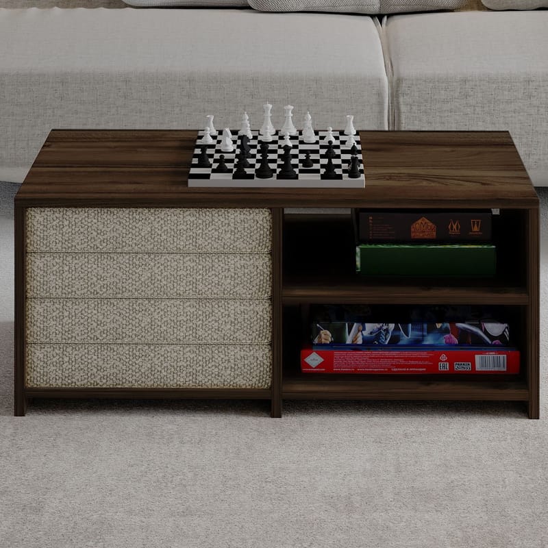 Kavon Soffbordsset 90x44,1x45 cm - Valnöt - Möbler - Vardagsrum - Soffbord & vardagsrumsbord - Soffbord