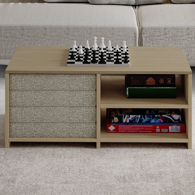 Kavon Soffbordsset 90x44,1x45 cm - Varm ek och safirek - Möbler - Vardagsrum - Soffbord & vardagsrumsbord - Soffbord