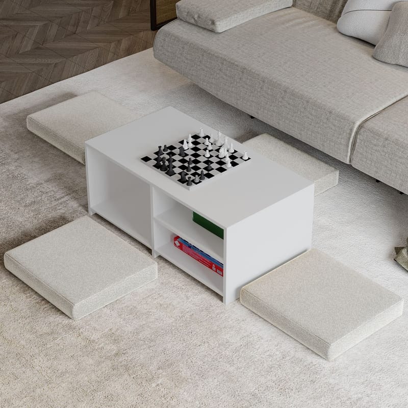 Kavon Soffbordsset 90x44,1x45 cm - Vit - Möbler - Vardagsrum - Soffbord & vardagsrumsbord - Soffbord