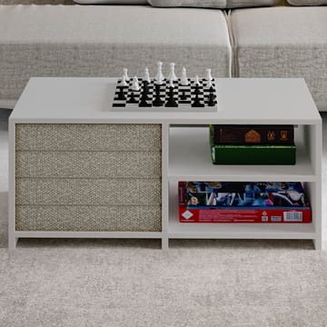 Kavon Soffbordsset 90x44,1x45 cm - Vit - Möbler - Vardagsrum - Soffbord & vardagsrumsbord - Soffbord