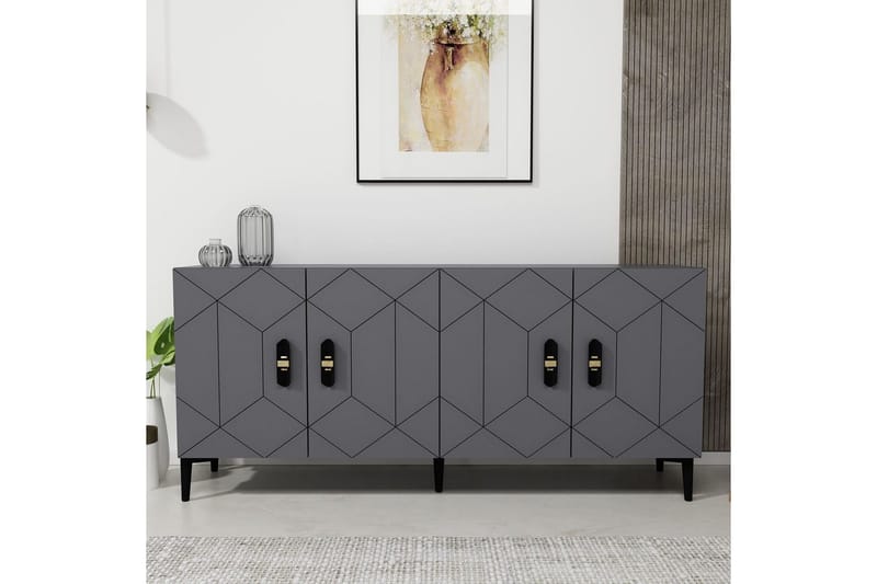 Kaysie Konsollbord 150 cm - Antracit - Möbler - Vardagsrum - Soffbord & vardagsrumsbord - Avlastningsbord & konsolbord