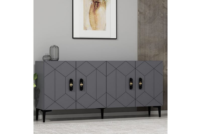 Kaysie Konsollbord 150 cm - Antracit - Möbler - Vardagsrum - Soffbord & vardagsrumsbord - Avlastningsbord & konsolbord