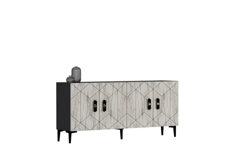 Kaysie Konsollbord 150 cm - Silver/Antracit - Möbler - Vardagsrum - Soffbord & vardagsrumsbord - Avlastningsbord & konsolbord
