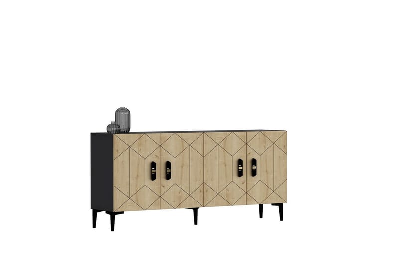 Kaysie Konsollbord 150 cm - Silver/Antracit - Möbler - Vardagsrum - Soffbord & vardagsrumsbord - Avlastningsbord & konsolbord